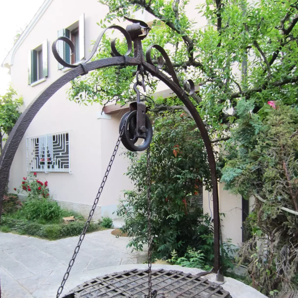 arredo giardino ferro battuto