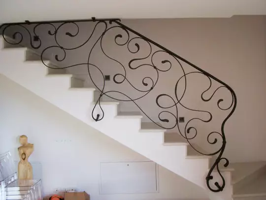 ringhiere per scale interne in ferro battuto